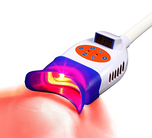 Zgood Portable Teeth Whitening Cold LED Blue And Red Light Lamp Bleaching Accelerator Holding Chair