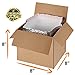 ABC PACK & SUPPLY 5 Pack Silver Foil Insulated Box Liners 8 x 8 x 8 inches. Shipping Boxes for Frozen Food, Odorless Insulated Containers. Leakproof Cold Shipping Boxes for Frozen Fish, Meat