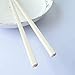 10 Pairs of White lvory Melamine Chopsticks