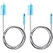 Sumind Aquarium Cleaning Brush Double Ended Bristles Hose Pipe Cleaner for Fish Tank Home Kitchen Cleaning