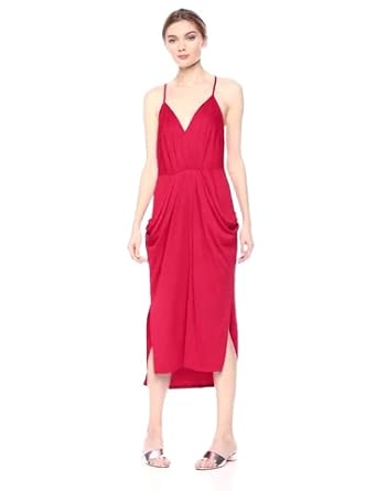 bcbgeneration surplice midi dress