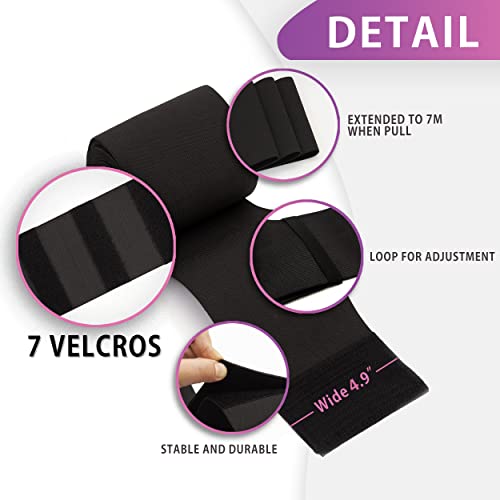 GAKI Store Waist Wrap Women Shape, Adjustable Workout, Back Support, Bandage Wrap Waist Trainer, Wrap Waist Trainer for Women to Lose Weight, and Slim Body