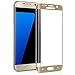 Galaxy S7 Edge Screen Protector, Capshi S7 Edge Tempered Glass 3D Curved Full Coverage Film HD Ultra Clear 9H Hardness (Anti-Scratch, Anti-Bubble) Screen Protector for Samsung Galaxy S7 Edge (Gold)