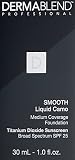 Dermablend Smooth Liquid Camo Medium to High Coverage Foundation Makeup with SPF 25, 40N Chestnut, 1 fl. oz.