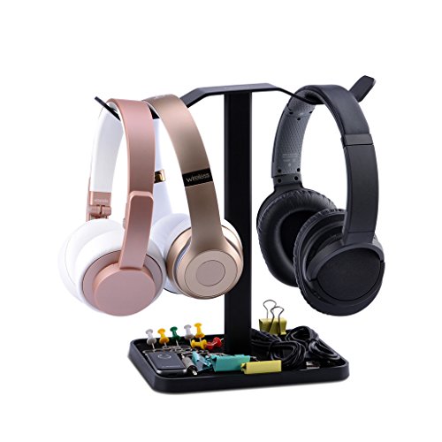 [Super Stable] Neetto Dual Headphones Stand for