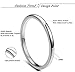 Tungary 2mm Womens Tungsten Carbide Wedding Band Rings Engagement Promise Domed Size 4-10