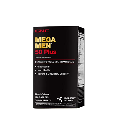 GNC Mega Men 50 Plus Multivitamin Tablet in Kuwait | Whizz Multivitamins