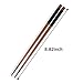AusKit Hardwood Chopsticks,8.8 Inches Lightweight Chopstick Set Reusable Classic Style,Wooden Chopsticks for Kitchen Dinner