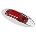 Partsam 4x New 12V Trailer Truck Caravan LED Side Marker Light Lamp Clearance Submersible