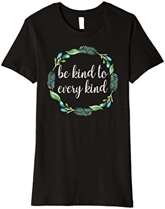 Womens Be Kind To Every Kind: Vegan Vegetarian Animals T-Shirt Medium Black