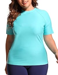 Camiseta de natación para dama (talla grande, UPF 50+)