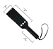 Black Leather and Steel Adult BDSM Spanking Paddle Prop. Weighted Kinky Toy Sex Play Discipline Object with Flogger Whip Slap Accessory Hot Funthumb 3