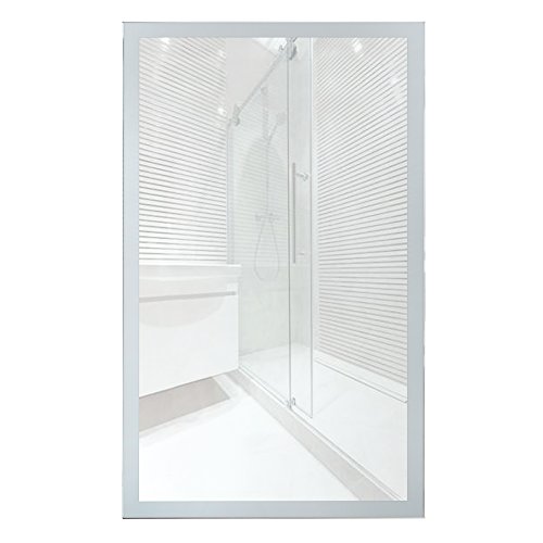 Bathroom Sliding Mirror Medicine w Frosted Glass Border 18" X