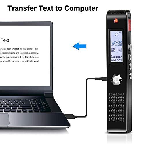 Seanme 2019 New Version Transcribe Voice Recorder, Digital Voice Sound