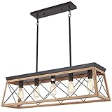 Merbotin Farmhouse Kitchen Island Light, 5-Light