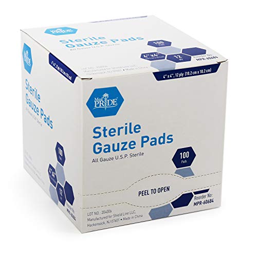 5 Medpride+Dressing+Individually+Absorbent+Sponge+Pads