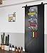 Hanging Wall Organizer,VNOM 4 Pockets Wall Mount Over The Door Office Supplies Storage Mail Organizer for Notebooks,Planners,File Folders (Fish Scale Pattern)