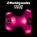 DOMIGLOW Light Up Dog Harness, No-Pull LED Dog Harness Light, Rechargeable Glowing Pet Harness for Night Walking & Camping (Hotpink, Small)