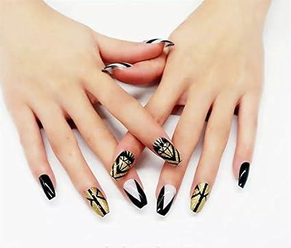 Amazon In Buy 24 Pc Designer Beautiful Artificial Nails With