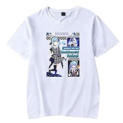 YUYEADZ Hoshimachi Suisei T-Shirt Women Men