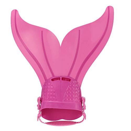 ZHX Kid Children Mermaid Swim Fin Diving Monofin Swimming Foot Flipper Red one Size
