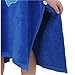 IDGIRL Hooded Baby Towel Kids Bathrobe 2-5 Year YE0014-Blue