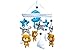 Baby Mobile Felt Nursery Crib Mobile Handmade Baby Shower Gift for Boy (Blue Silver)