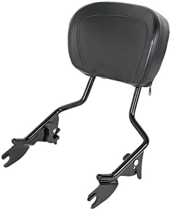 VBROS Matte Black Detachable Backrest Sissy Bar For Harley Davidson Touring 2009-2018 Electra Glide Road Glide Road King Street Glide