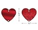 72PCS Valentine’s Day Decorations Red Garland Hanging String Hearts - Valentines Streamer for Home Wedding Anniversary Party Decor
