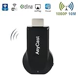 Wifi Display Dongle, Wireless HDMI Screen Mirror dongle, 1080P WIFI Display Dongles Digital AV to HDMI Connector for IOS/Android/Samsung/LG/Nokia/iPhone/iPad Air/Mini/Pro - Support DLNA/Airplay Mi