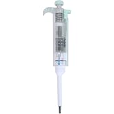 ONiLAB Single-Channel Micropipette, Adjustable Volume 20-200&mu;L | Ergonomic Design, Adjustable Volume Pipettor, Comfortable Use, Precise Liquid Handling, Light Green