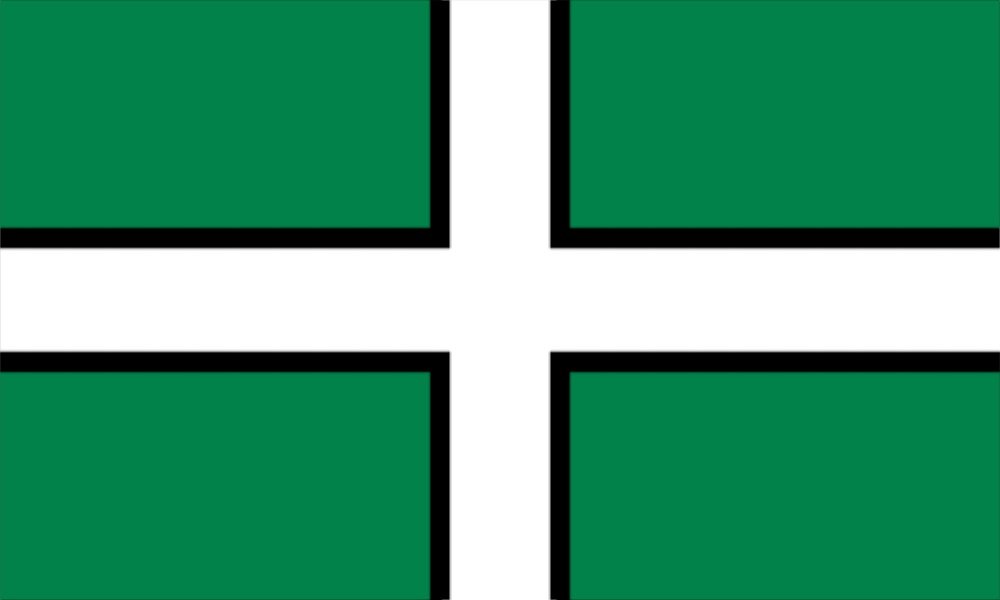 Devon flag Bumper Sticker Amazon.co.uk Car & Motorbike