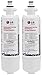LG LT700P water filter 2 Pack white