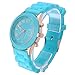 Yunanwa Wholesale Lot of 10 Pack Assorted Silicone Watch Women Men Unisex Jelly Watches (10pcs-6886)