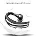 [New]Bluetooth Headset,Coolbit V4.0 Wireless Bluetooth Headphones Lightweight Ear Hanging Earphones with Noise Cancelling Mic Earbuds Hands Free Business Earpiece for Phones,Office,Skype,Driver(Black)