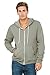 Bella & Canvas Men's 3739 Unisex Poly-Cotton Fleece Full-Zip Hoodie