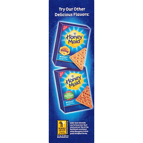HONEY MAID LOW FAT HONEY GRAHAM CRACKERS, LUNCH SNACKS, 14.4 OZ