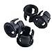 5mm Black Plastic LED Holders x50
