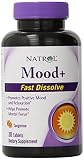 Natrol Mood Plus Fast Dissolve Stress Reduction Supplements, 30 Count