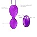 USB Kegel Dual Exercise Weighted Device Kegel Ball LuvnFun Wireless Bullet Kit with Remote Vibration Remote-controlled with Training Kit - Purple