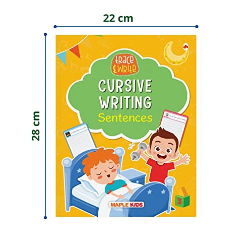 Cursive Writing Book - Sentence (Practice) - Learn and Practice - Handwriting Practice Books - Writing Book for Toddlers, Nursery, Pre-School Children - Early Learning Book for Children - 2 to 7 Years Old Kids 2