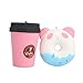 TEEGOMO Cute Panda Donuts and Pink Coffee Cup Slow Rising Scented Jumbo Squishy Stress Relief Squeeze Decorations Kids Toy
