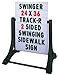 SmartSign Standard Swinger Changing Message Sidewalk Sign and Letter Kit