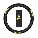 Star Trek Delta Command Logo Yellow Gold Vehicle Car Truck SUV Auto Universal Fit Steering Wheel Cover