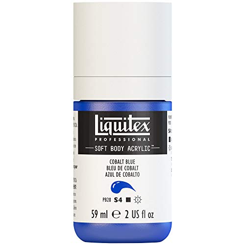 Liquitex Professional Soft Body Acrylic Paint, Cobalt Blue, 59 ml Bottle