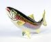 LX Handpainted Rainbow Trout Statue Game Fish Replica 18