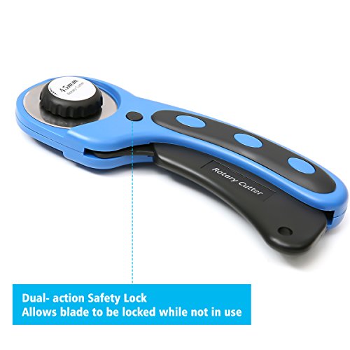 image for ARTISTORE 45mm Rotary Cutter with Rotary Cutter Blades 45mm for Cuttin