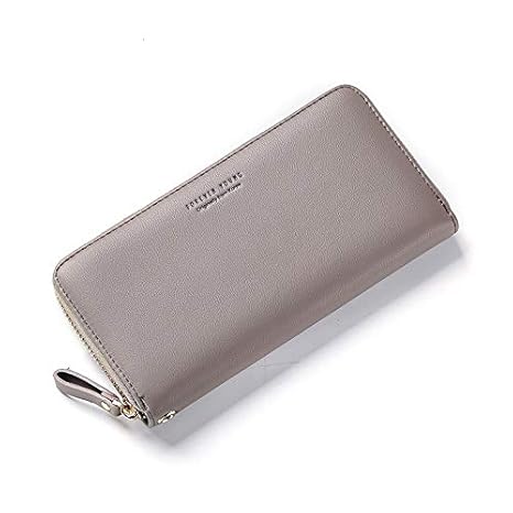 Mebest Geldbörse Damen Leder Gross,Damen Geldbeutel Große Kapazität,Elegant Damen Portemonnaie,Lang Damen Portmonee Leder mit