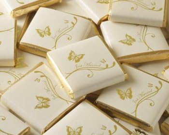 CSC Imports Just Married Chocolates - Gold Butterfly