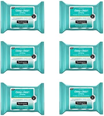 neutrogena deep clean purifying micellar cleansing towelettes